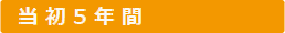 当初5年間