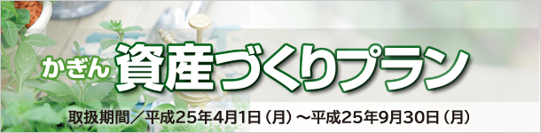 資産づくりプラン