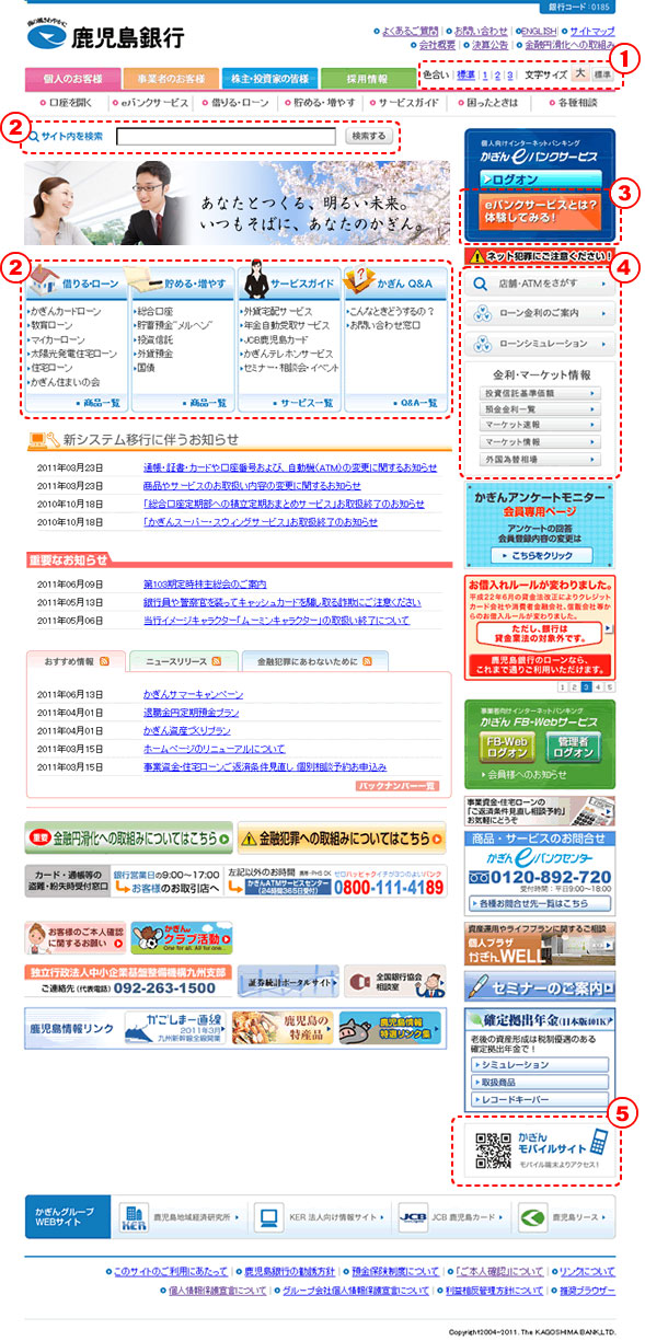 鹿児島銀行トップページ