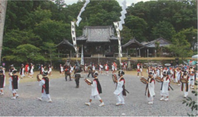 稚児踊り保存会　竹田神社夏祭り奉納