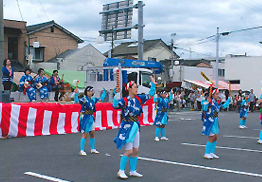 東水流・下山新銭ごま踊り保存会　東水流・下山新銭ごま踊り奉納