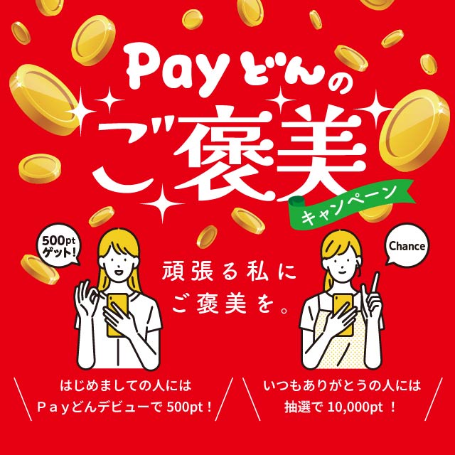 Ｐａｙどんご褒美キャンペーン