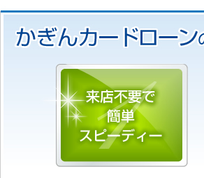 来店不要で簡単スピーディー